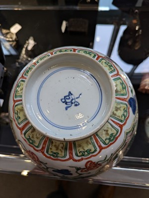 Lot 149 - A Chinese Porcelain Bowl, Kangxi, painted in...