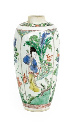 Lot 151 - A Chinese Porcelain Vase, Kangxi, of baluster...