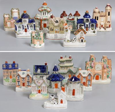 Lot 393 - A Collection of Victorian Staffordshire...