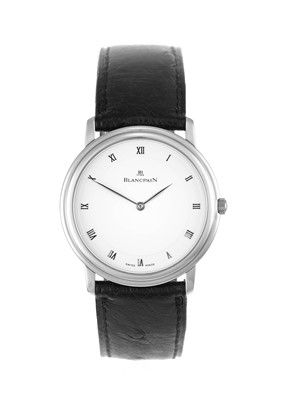 Lot 2167 - Blancpain: A Stainless Steel Ultra Thin...