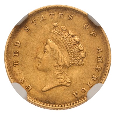 Lot 250 - USA, Dollar 1854, type 2 small Indian head,...