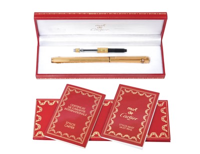 Lot 2254 - A Must de Cartier Stylos Fountain-Pen