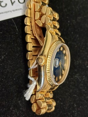 Lot 2139 - Rolex: A Lady's 18 Carat Gold Automatic...