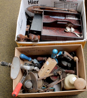 Lot 149 - Two Boxes Containing Assorted Hand Tools,...