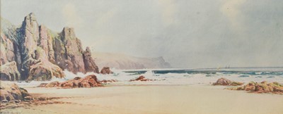 Lot 1025 - Rubens Southey (1881-1933) Pair of Coastal...