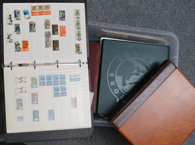 Lot 194 - Stamp Collection, in a clear container, incl....