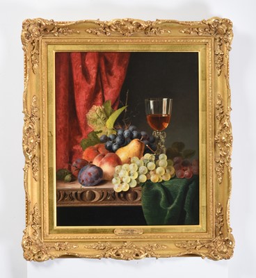 Lot 1086 - Edward Ladell (1821-1866) Still life of mixed...
