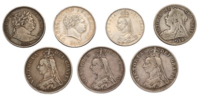 Lot 42 - Small Assortment of 19th Century Silver Coins,...