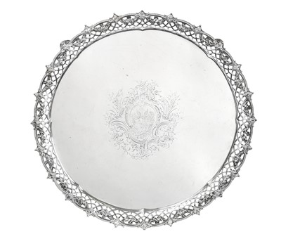 Lot 2205 - A George II Silver Salver