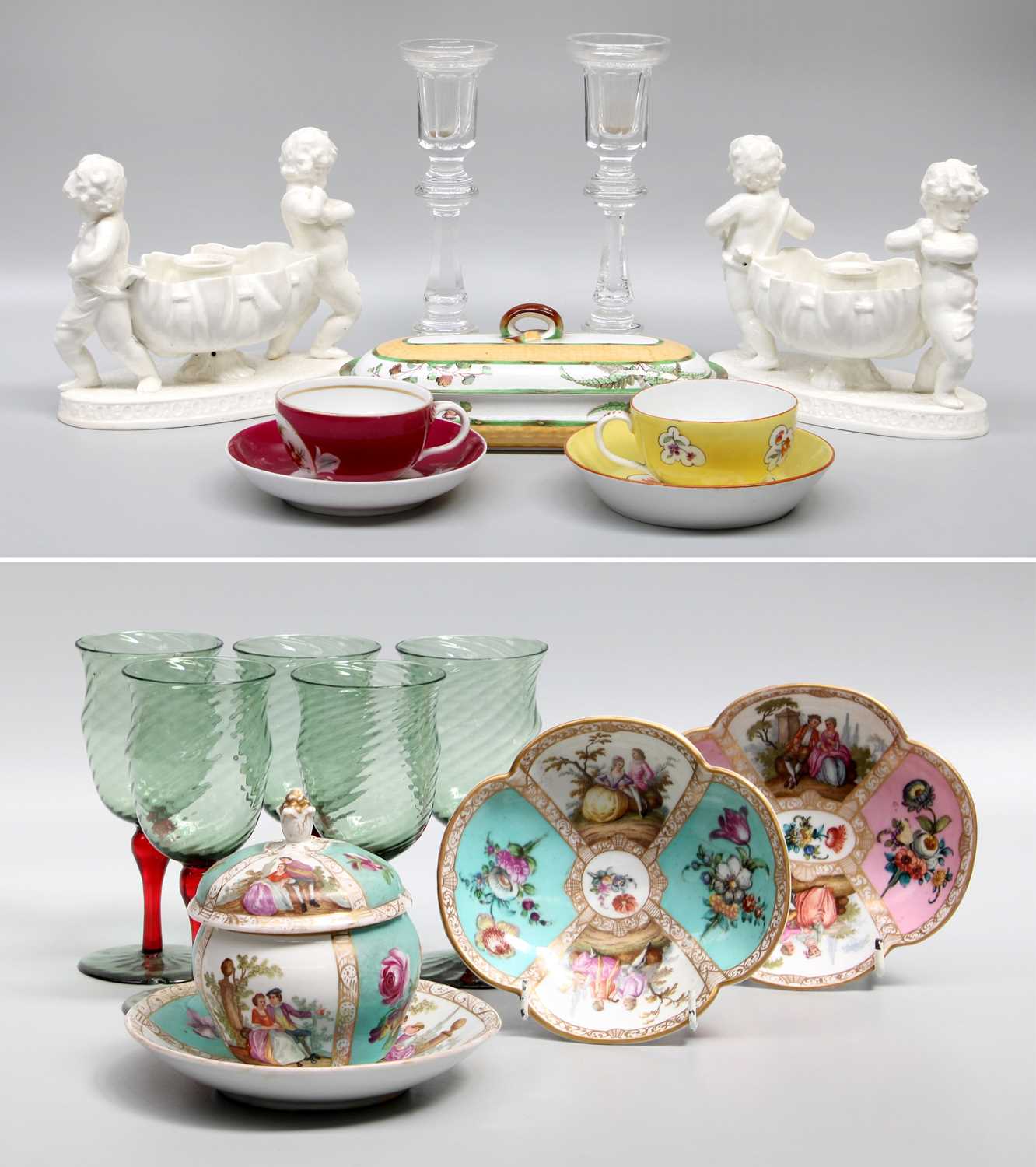 Lot 388 - Meissen Marcolini Tea Cup and Saucer, and...