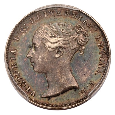 Lot 58 - Victoria, Threepence 1847, listed as a maundy...