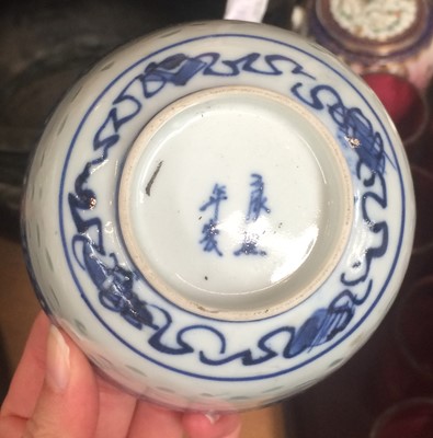 Lot 381 - A Chinese Provincial Blue and White Jar and...