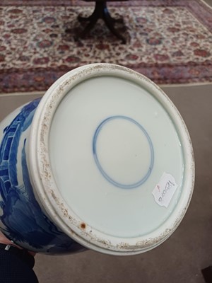 Lot 594 - A Pair of Chinese Porcelain Jars, in Kangxi...