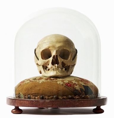 Lot 192 - Skulls/Anatomy: A Preserved Human Skull, early...