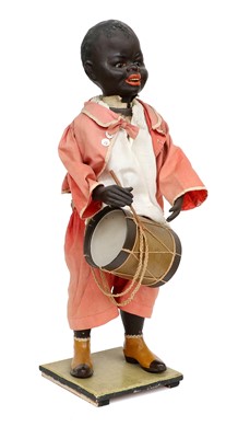 Lot 2000 - Early 20th Century Automaton Standing Drum...