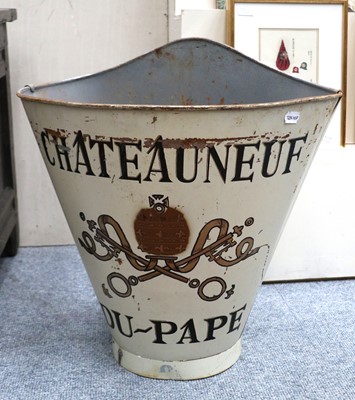 Lot 1405 - Reproduction Painted Grape Hod, 60cm by 41cm...