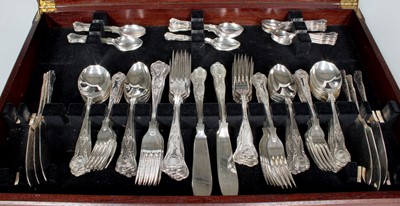 Lot 40 - An Elizabeth II Silver Plate Table-Service,...