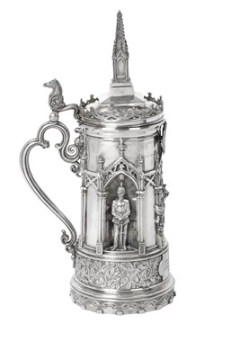 Lot 2280 - A German Silver Tankard