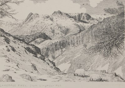 Lot 1145 - After Alfred Wainwright (1907-1991) "Langdale...