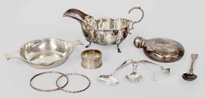 Lot 56 - A Collection of Assorted Silver, including a...