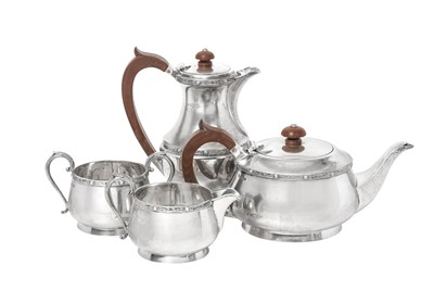 Lot 2352 - A Four-Piece Elizabeth II Silver Tea-Service