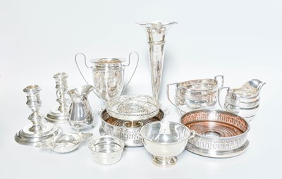 Lot 49 - A Collective of Assorted Silver and Silver...