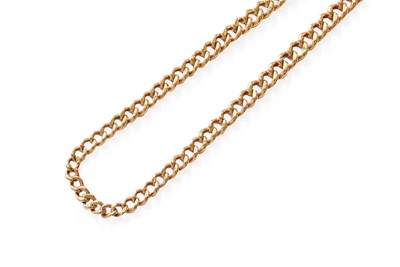 Lot 325 - A Watch Chain, stamped '9' and '.375', length...