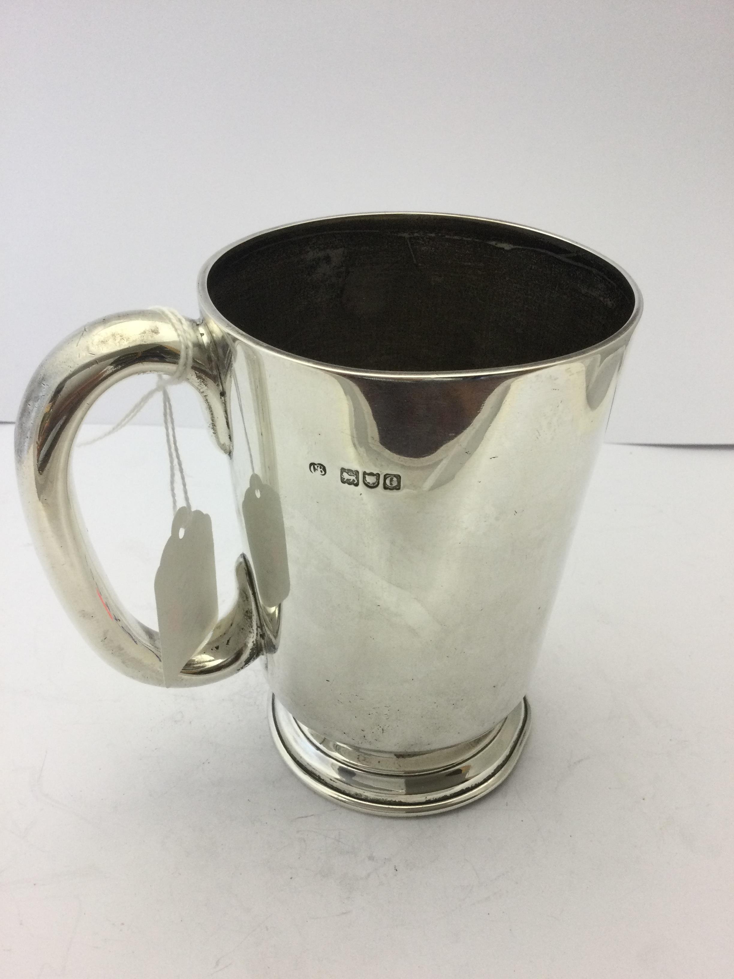 A Victorian Silver Mug,