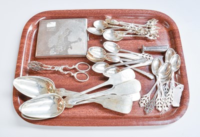Lot 28 - A Collection of Assorted Silver, including a...
