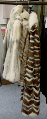 Lot 1268 - Fur Coats and Jackets comprising a chevron...