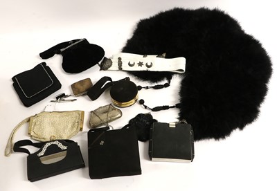 Lot 2132 - Early 20th Evening Bags, Compacts and...