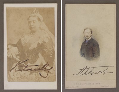 Lot 86 - H.M. Queen Victoria - Autograph. A portrait...