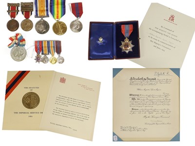 Lot 73 - An Imperial Service Order, Elizabeth II, in...