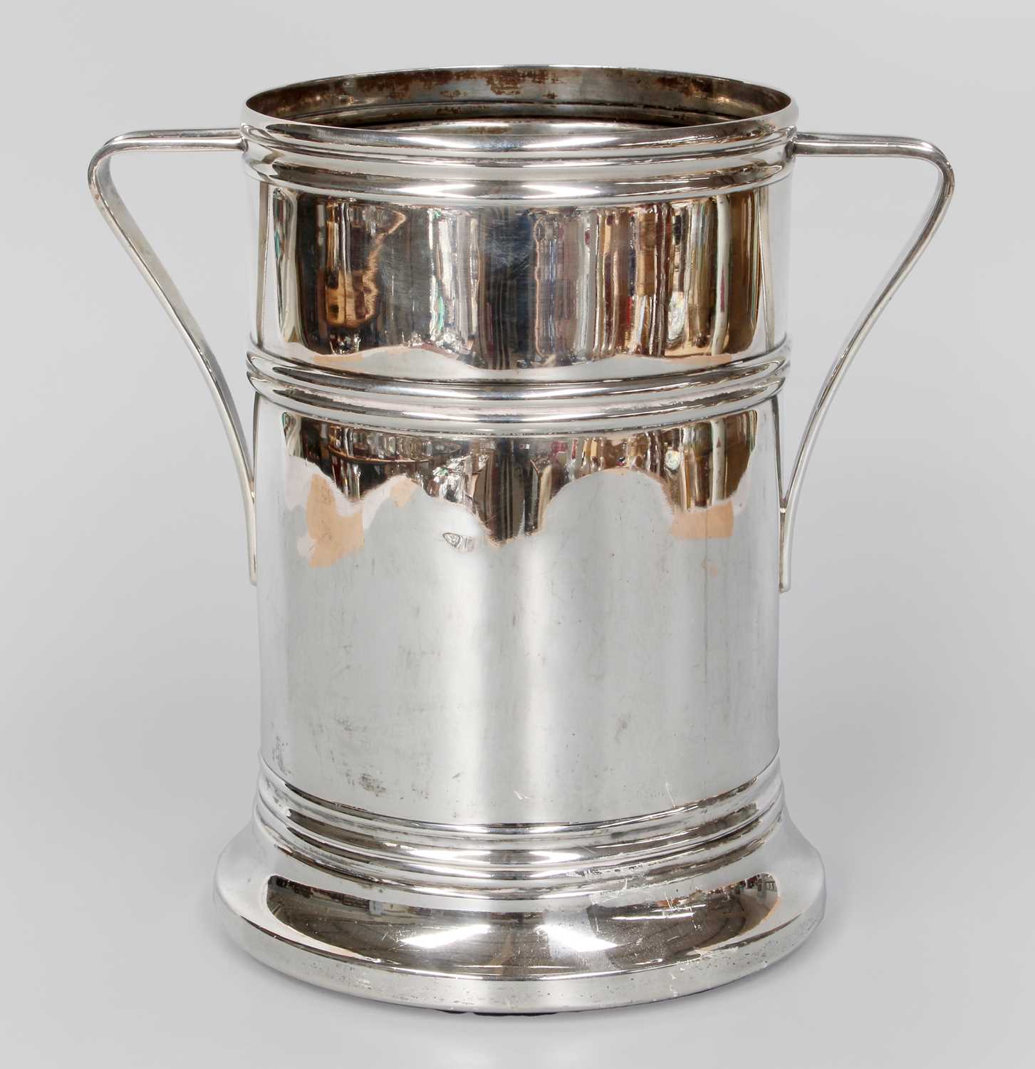 Lot 20 - A George V Silver Syphon-Stand or Wine-Bottle...