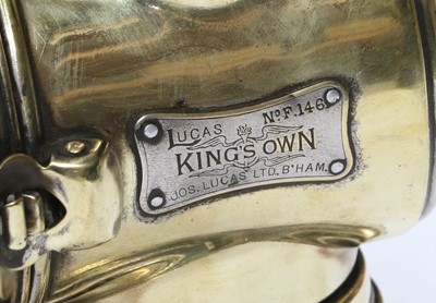 Lot 561 - A Pair of Edwardian Lucas King of the Road...