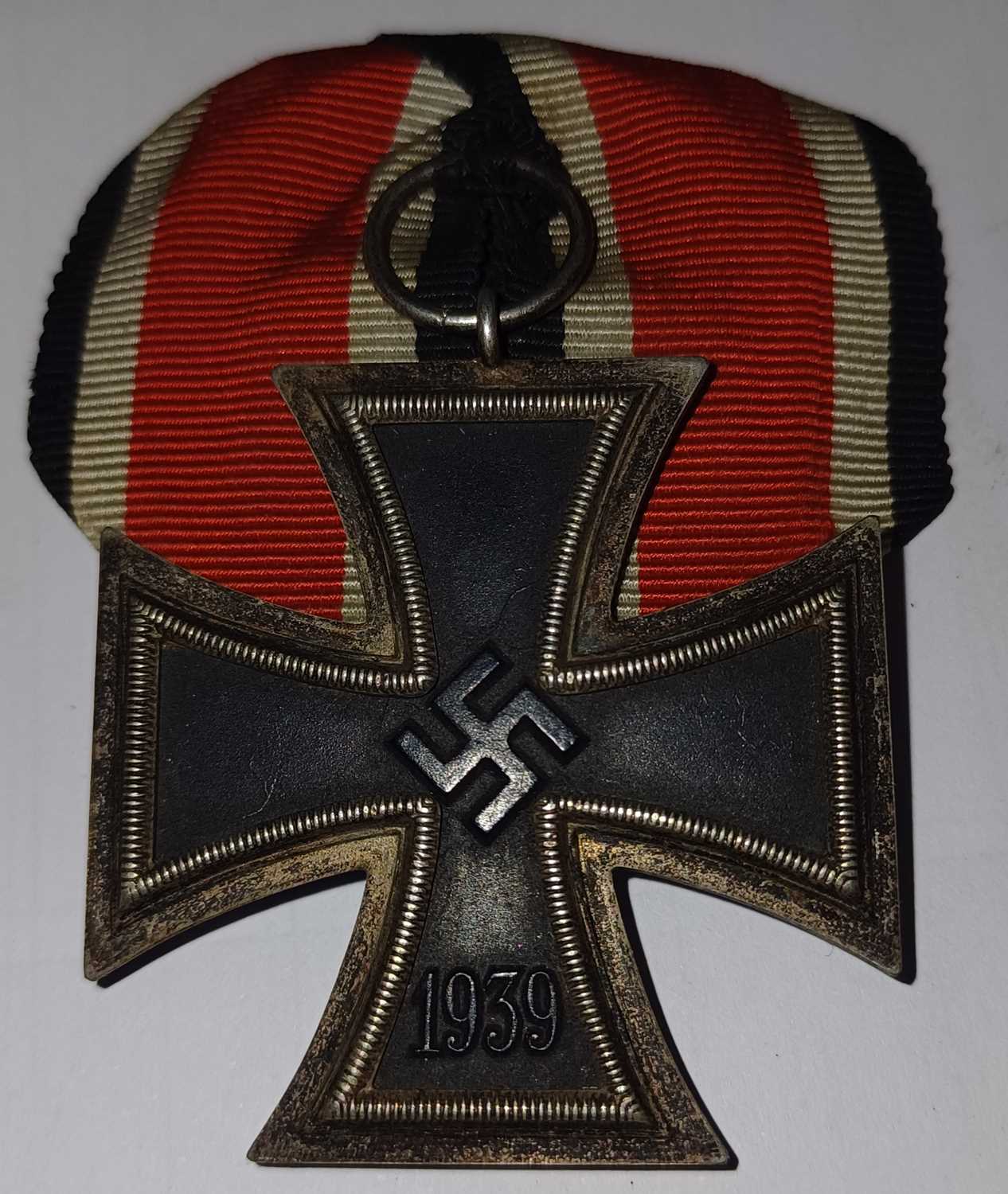 Lot 23 - A Second World War German Iron Cross, second...