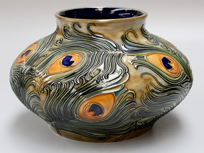 Lot 200 - Modern Moorcroft Pottery: Three "Phoenix"...