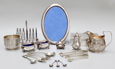 Lot 66 - A Collection of Assorted Silver, including a...