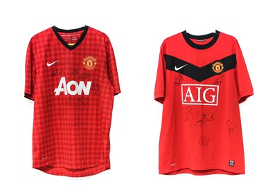Lot 3036 - Manchester United Signed Football Shirts