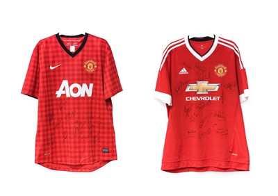 Lot 3037 - Manchester United Signed Football Shirts