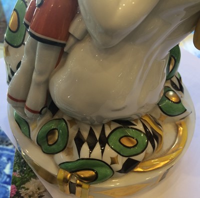 Lot 587 - A Meissen Porcelain Figure of Odalisque with...