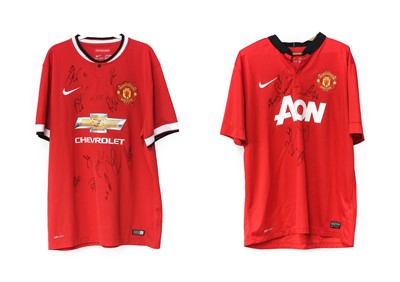 Lot 3033 - Manchester United Signed Football Shirts