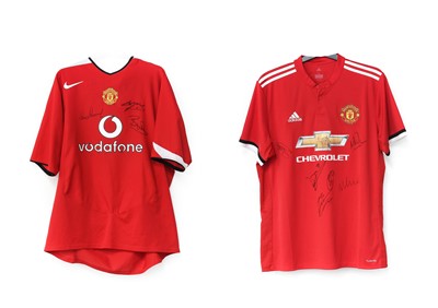 Lot 3035 - Manchester United Signed Football Shirts