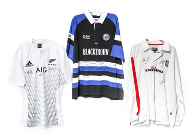 Lot 3057 - Rugby Signed Shirts