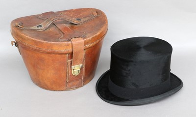 Lot 2162 - A Christys' London Black Silk Top Hat in a...