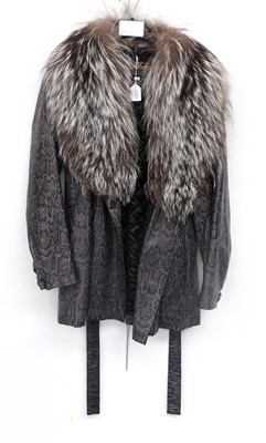 Lot 2097 - Yves Saint Laurent Fourrures Faux Grey...