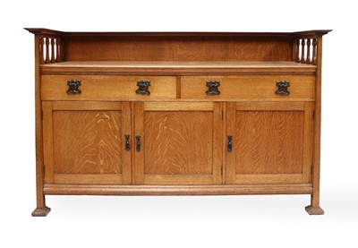 Lot 176 - An Arts & Crafts Scottish School Oak Sideboard,...