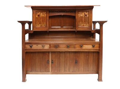 Lot 175 - An Arts & Crafts Scottish School Oak Dresser,...