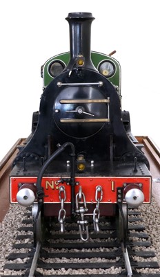 Lot 631 - Kit/Scratch Built 3 1/2" Gauge Live Steam 4-2-2 Stirling Single Locomotive