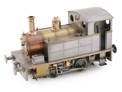 Lot 629 - Kit/Scratch Built 3 1/2" Gauge Live Steam 0-4-0 Industrial Tank Locomotive